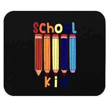 Discover Funny School kid school start Mouse Pads