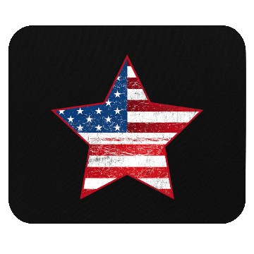 Discover US Flag Star Patriotic Mouse Pads Stars Stripes