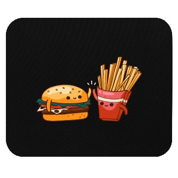 Discover Burger and Fries Mouse Pads
