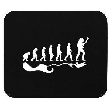 Discover Guitar player evolution Mouse Pads