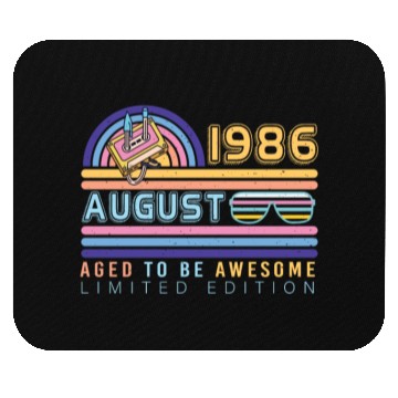 Discover Birthday Greeting August 1986 Mouse Pads