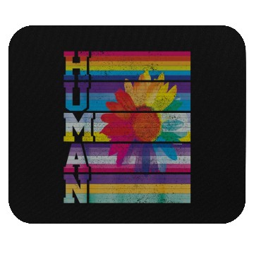 Discover Human and Sunflower Pride Mouse Pads