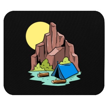 Discover Camper Campsite Camp Camping Mouse Pads