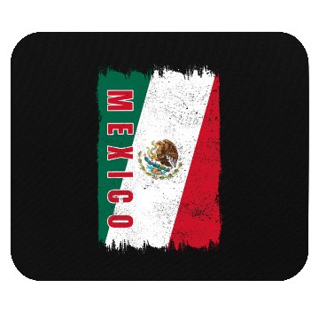 Discover Mexico Flag Mouse Pads
