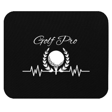 Discover Golf Pro White Pulse Image Mouse Pads