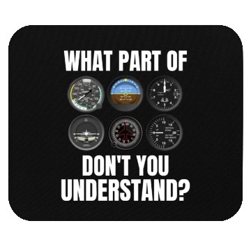 Discover Funny Pilot Art Men Women Aviation Airline Pilot Mouse Pads