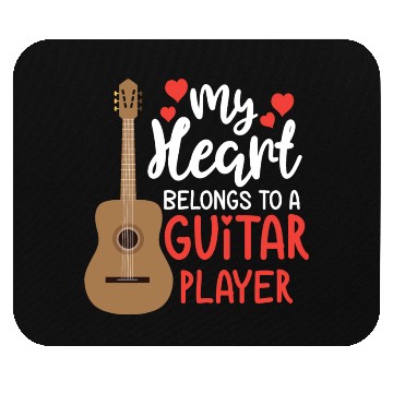 Discover Guitar Player Clothing Musician Gift for Him Her Mouse Pads