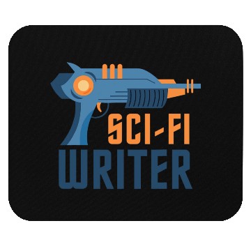 Discover Sci Fi Writer Laser Gun Science Fiction Author Mouse Pads