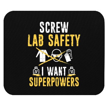 Discover Biology Screw Lab Safety Biologist Chemist Science Mouse Pads