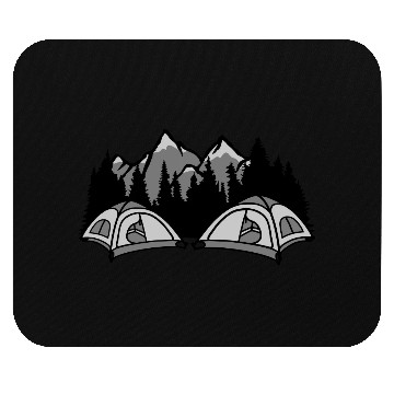 Discover forest camper outdoor live Mouse Pads