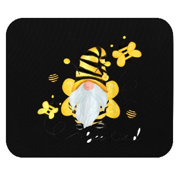 Discover Be Kind Gnome And Bee Hippy Gnome Lover Mouse Pads