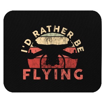 Discover I'd Rather Be Flying Drone Pilot Quadcopter Mouse Pads