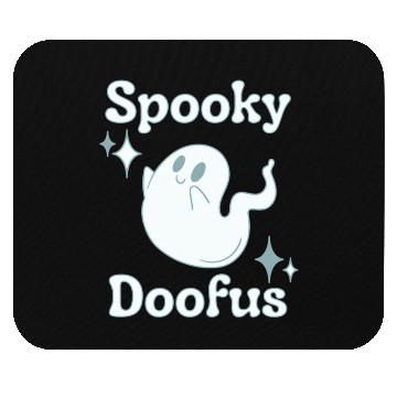 Discover Spooky Doofus (Green) Mouse Pads