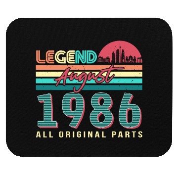 Discover Building Year 1986 In August Mouse Pads
