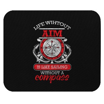 Discover Sailing North Sea Anchor Mouse Pads