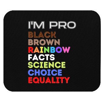 Discover black brown rainbow facts science choice equality Mouse Pads