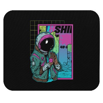 Discover Chaos Astronaut Punk Spaceman Mouse Pads