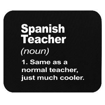 Discover Spanish Teacher Definition Back To School 2023 Mouse Pads