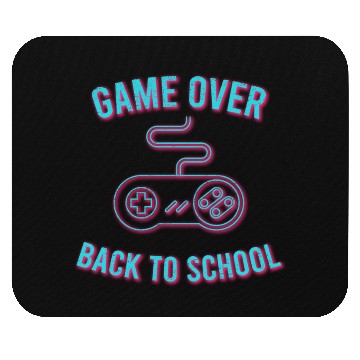 Discover Game Over Back To School Mouse Pads