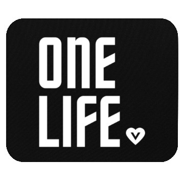 Discover ONE LIFE vegan heart Mouse Pads