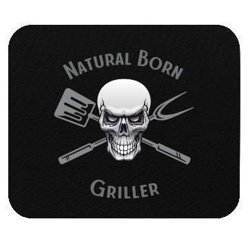 Discover Natural Born Griller Mouse Pads