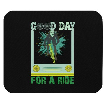 Discover Good Day for a Ride/ Cycling Mouse Pads