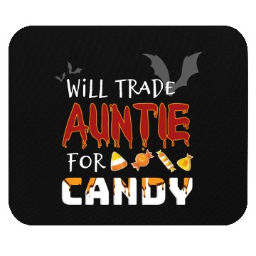 Discover Funny Trick or Treat Costume, Will Trade Aunt for Mouse Pads