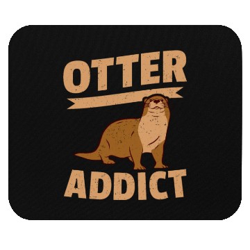 Discover Otter Addict Sea Otters Mouse Pads