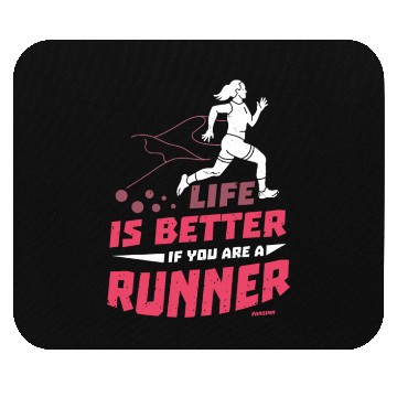 Discover Run jogging sport race training gift Mouse Pads