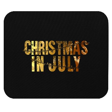 Discover Christmas In July Xmas Tree Lights Santa Beach Mouse Pads