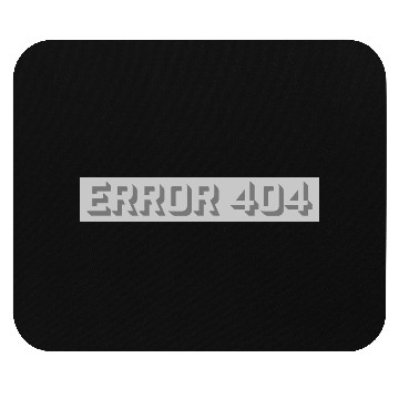 Discover computer nerd error 404 Mouse Pads