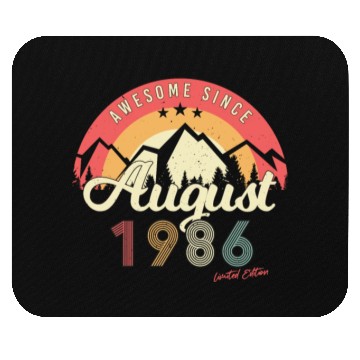 Discover Year Of Construction August 1986 Mouse Pads