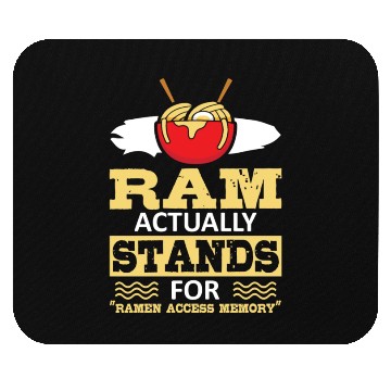 Discover Ramen Access Memory | Ramen Lover Mouse Pads | Ramen