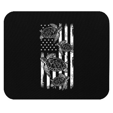 Discover Cute Turtle US Flag Turtles American Flag Turtle Mouse Pads