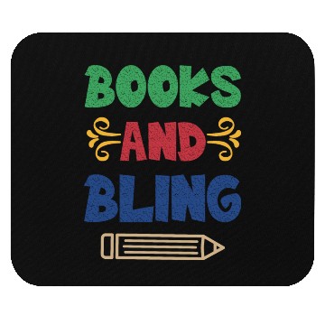 Discover Books And Bling Mouse Pads