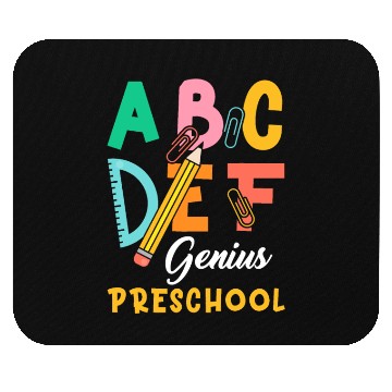 Discover Kids Back to School Alphabet Genius Preschool Mouse Pads
