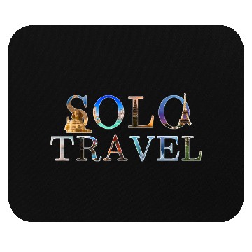 Discover in love with solo travel, in all seasons Mouse Pads