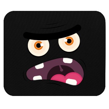 Discover Monster Face Mouse Pads