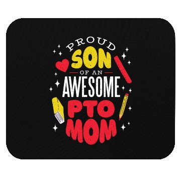 Discover Son of an awesome Pto Mom Son of an awesome Pto Mo Mouse Pads