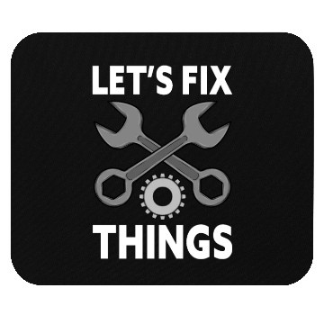 Discover Car Mechanic Tools Let's Fix Things Car Mechanic Mouse Pads