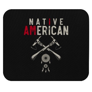 Discover Native American Axe Traditional Dreamcatcher Feath Mouse Pads