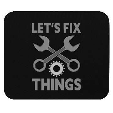 Discover Car Mechanic Tools Let's Fix Things Car Mechanic Mouse Pads