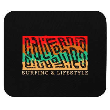 Discover California Surfing and Lifestyle Mouse Pads