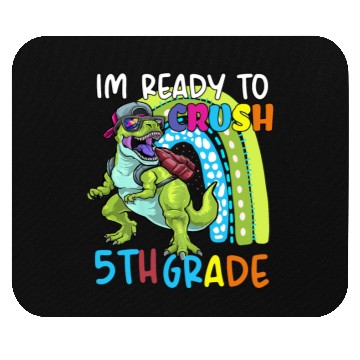 Discover Im Ready To Crush 5th Grade T Rex Dinosaur Mouse Pads