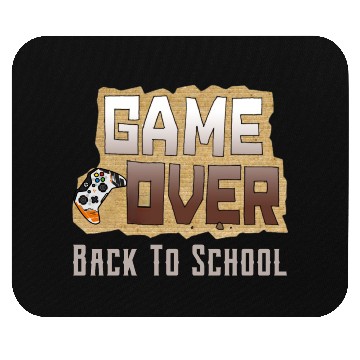 Discover Game Over Back To School Mouse Pads
