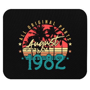 Discover 40th Birthday Of August 1982 Mouse Pads