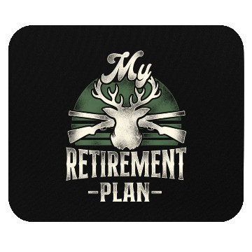 Discover Buck Deer Hunting Hunter Retired Mouse Pads