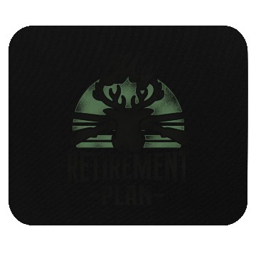 Discover Buck Deer Hunting Hunter Retired Mouse Pads