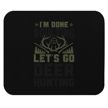Discover Buck Deer Hunting Hunter Vintage Mouse Pads