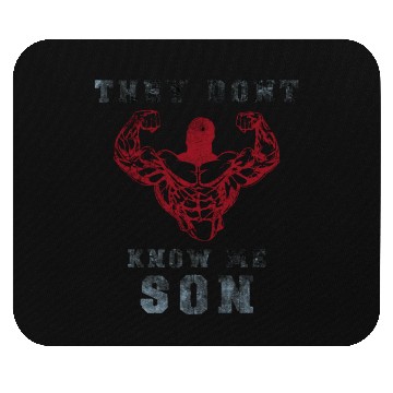 Discover They Don't Know Me Son / gym /workout /exercise Mouse Pads